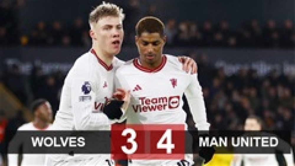 Kết quả Wolves 3-4 MU: Rượt đuổi điên rồ