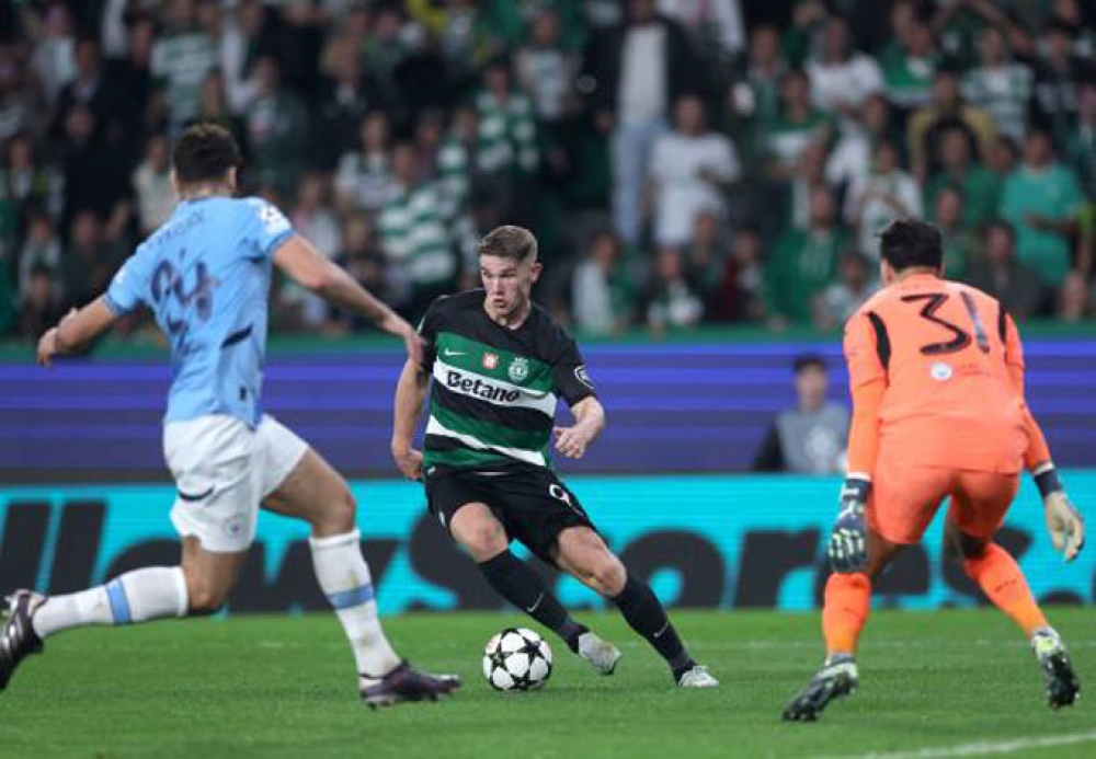 Kết quả Sporting Lisbon 4-1 Man City